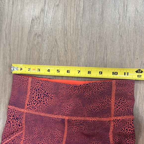 Lululemon Invigorate High-Rise Tight 25" Crackle Glaze Vintage Orange Size 4 - Picture 7 of 11